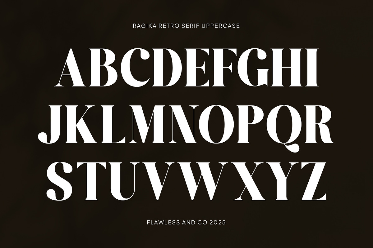 Ragika - Elegant Retro serif, a Serif Font by Flawless And Co (Photo 7 of 10)