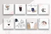 Coffee Social Pack- -60% OFF!, a Templates & Theme by Aloha Philly (Thumbnail 1 of 5)