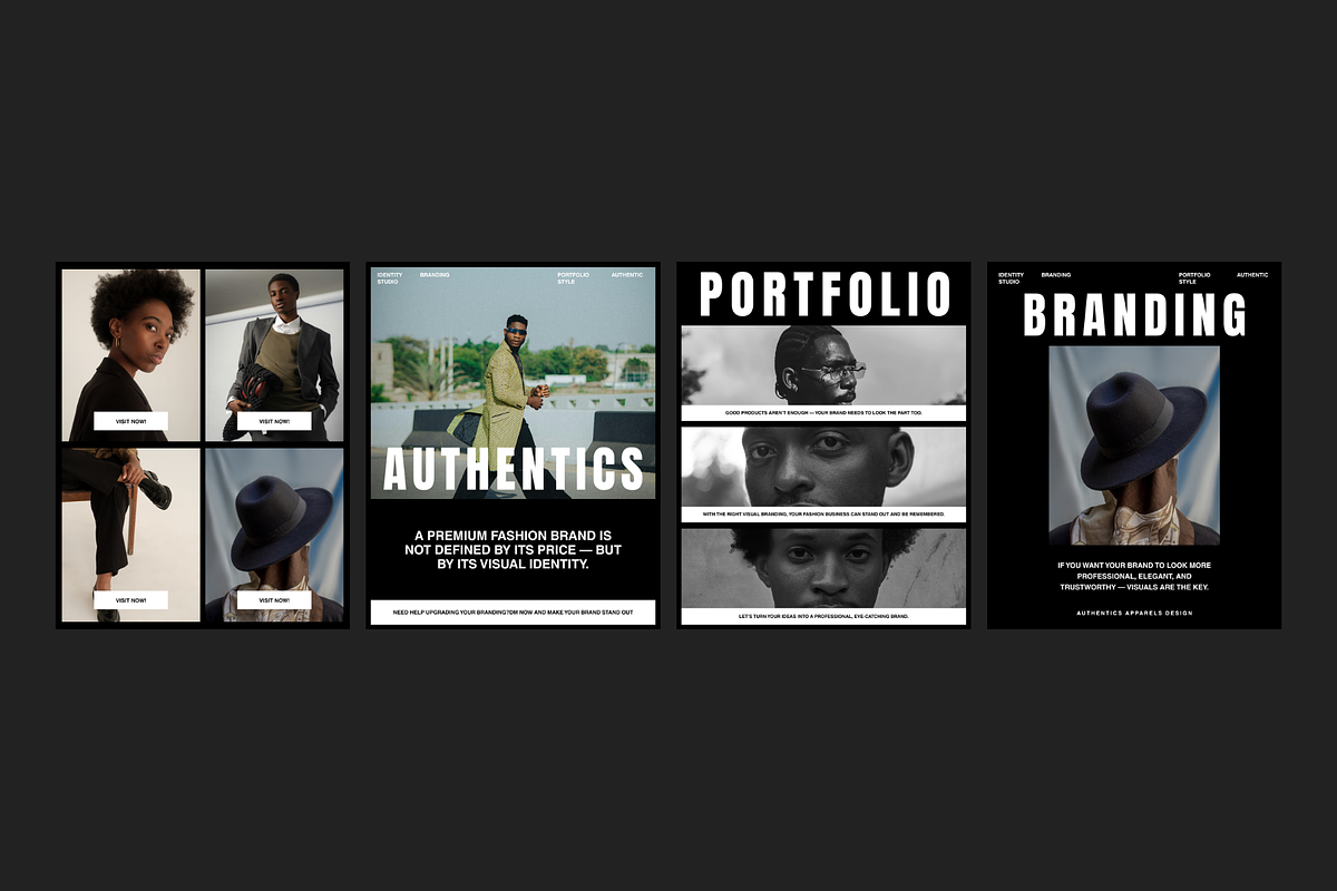 Brand Portfolio Social Media Bundles, a Social Media Template by Creatorism (Photo 2 of 8)