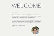 Pink Retro Instagram templates, a Social Media Template by Sian Elizabeth Designs (Thumbnail 4 of 5)