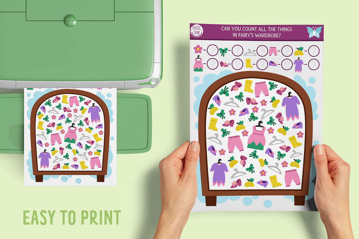 Woodland Fairy games for kids, an Education Illustration by Lexi Claus (Photo 12 of 14)