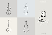 Music. Line Art Collection, an Illustration by le-genda (Thumbnail 3 of 7)