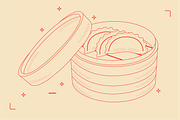 Korean Food Vector Illustrations, a Food Illustration by TheFoodAtlas (Thumbnail 13 of 22)