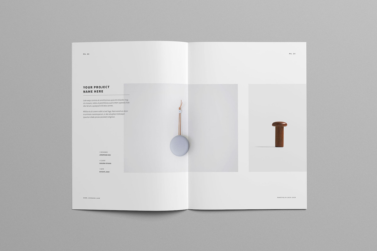 Minimal Portfolio, a Brochure Template by Meenom Templates (Photo 11 of 20)