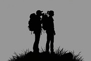 Hiker and Mountain Bundle, an Illustration by Creativeshirt (Thumbnail 13 of 21)