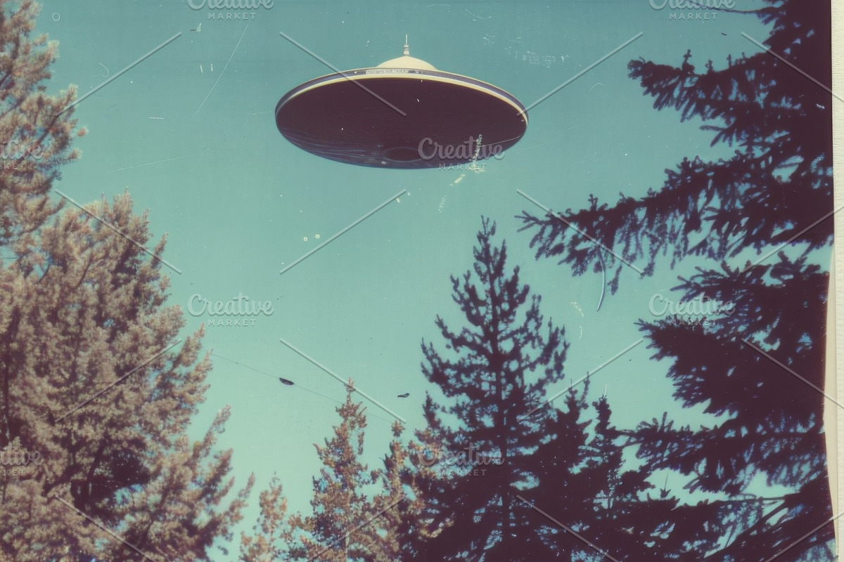 97 UFO objects flying in the sky, a Transportation Photo by Handmadefont (Photo 24 of 101)