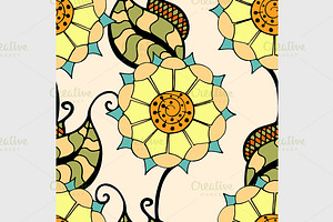 Vector Seamless Floral Pattern