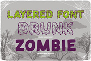 Drunk Zombie, a Font by VozzyStock (Thumbnail 4 of 10)