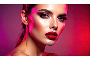 Close-up portrait of a woman with, a Beauty & Fashion Photo by Igor Tichonow