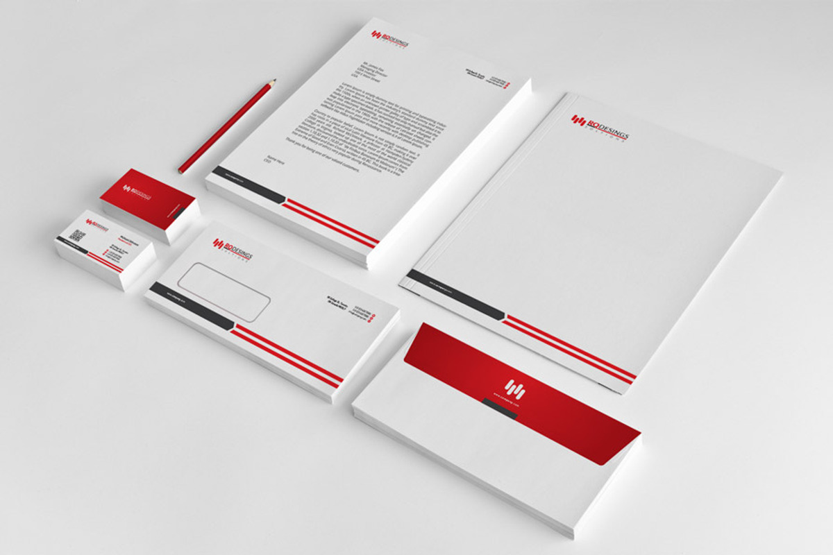 Corporate Stationery 02, a Stationery Template by RQ Designs (Photo 2 of 5)