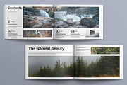 Photo Album Book Layout Landscape, a Magazine Template by E-Type (Thumbnail 3 of 8)