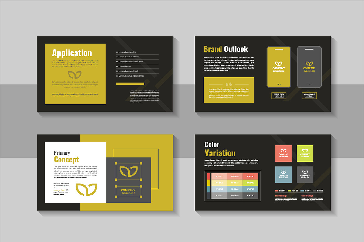 Digital brand guideline pitch deck, a Presentation Template by Pavel_design (Photo 3 of 4)