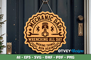 Wooden Dad's Garage Sign Lasercut 12, a Decorative Illustration by OTVEY DESIGN (Thumbnail 5 of 13)