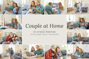 Couple at Home — 12 Stock Photos, a Person Photo by StudioRomantic