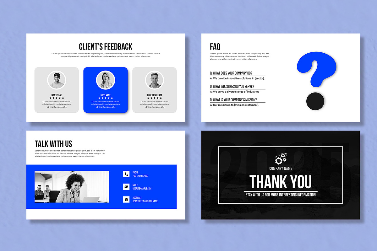 Annual Report Presentation Template, a Presentation Template by Mighty-Slide (Photo 6 of 6)