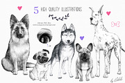 Who Let The Dogs Out?, an Illustration by Bibela (Thumbnail 3 of 8)