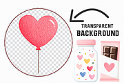Sweet Valentine Clipart, an Illustration by Libby Wishes (Thumbnail 2 of 7)