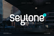 Seytone - Creative Logo Font, a Sans Serif Font by QR Design Studio (Thumbnail 1 of 7)