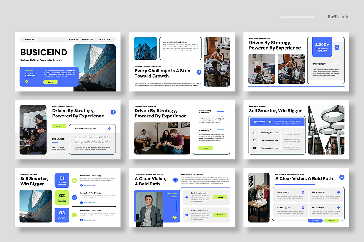 Business Challenge Powerpoint, a Presentation Template by fluffstudio (Photo 2 of 4)