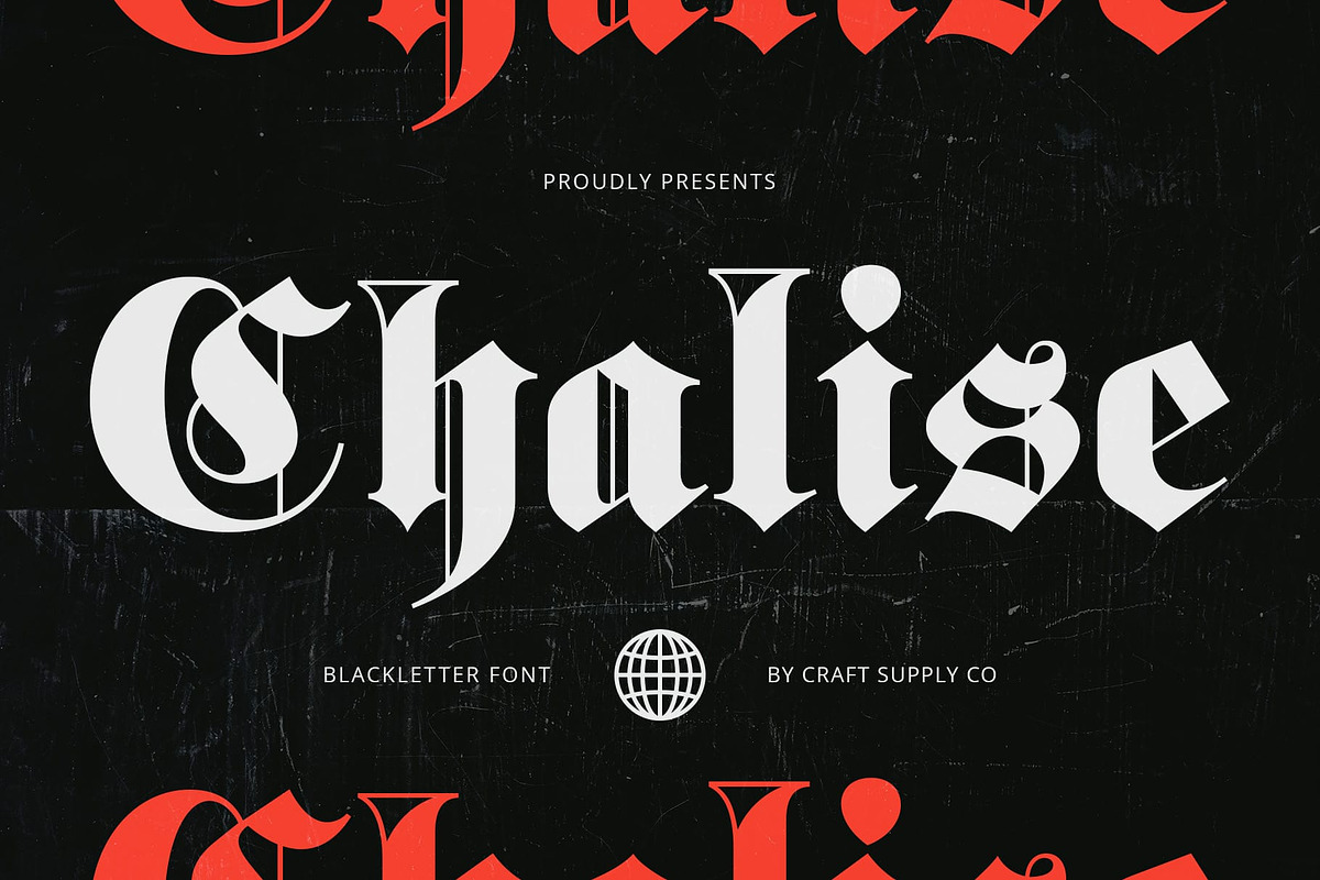 CS Chalise – Blackletter Font, a Blackletter Font by Craft Supply Co. (Photo 1 of 8)