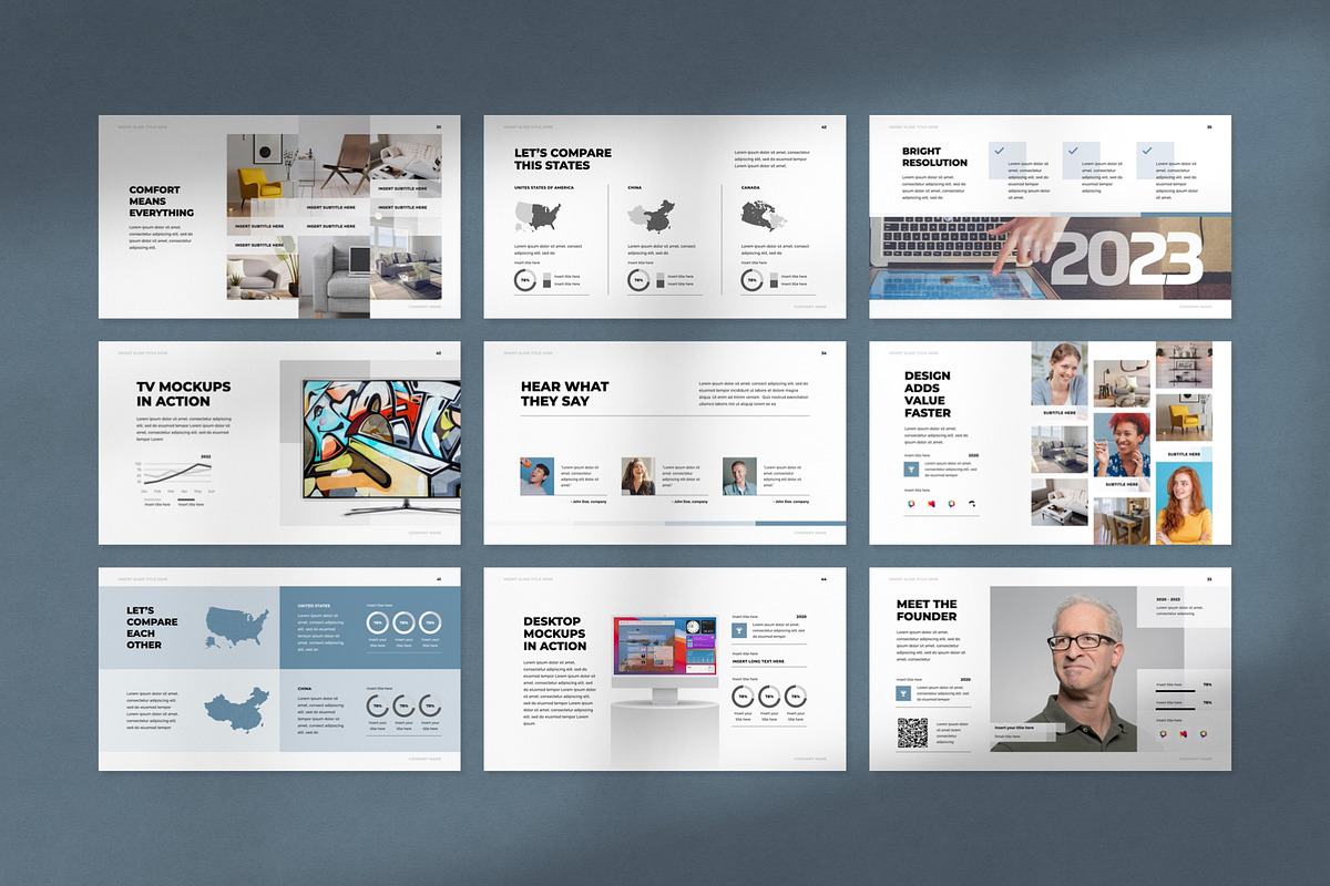 Poly Animated PowerPoint Template, a Presentation Template by Creathrive Design (Photo 10 of 10)