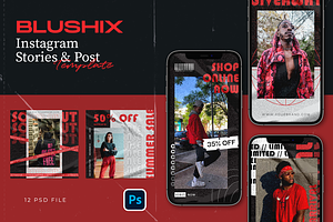 Hype Instagram Template - Blushix
