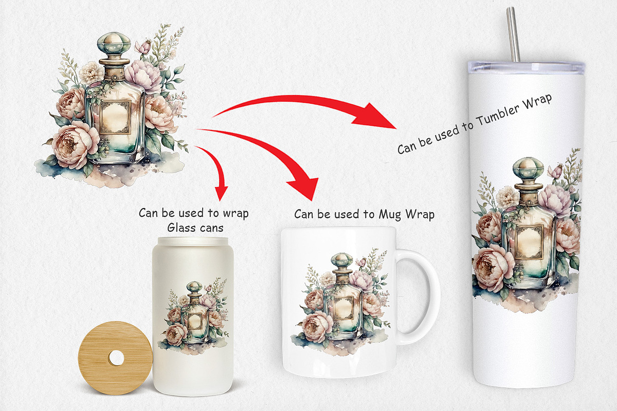 Perfume Bottle Clipart, a Graphic by Artnoy (Photo 4 of 5)