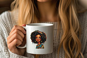 AFRO BOHO GIRLS ALL AGES CLIPART, a Person Illustration by Daring Digies (Thumbnail 8 of 10)