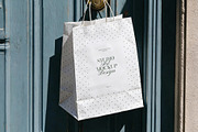 Paper Shopping Bag Mockup, a Product Mockup by nkate (Thumbnail 1 of 4)