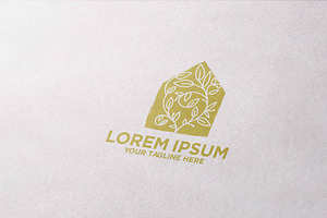 Garden House , Leaf Logo Design