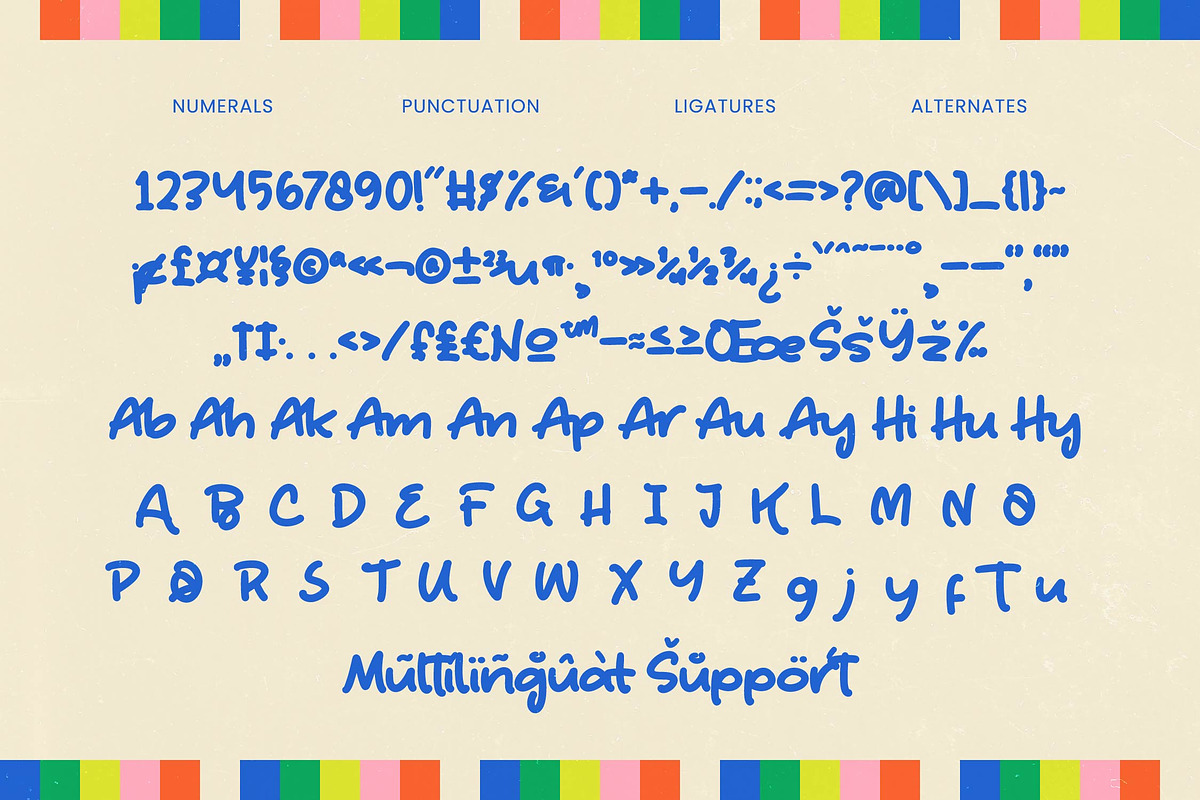 Smile Hug Sticky Notes Font, a Script Font by Letterena Studios Script (Photo 14 of 15)