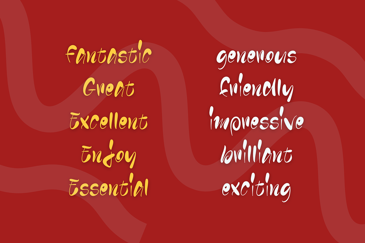 Flex Modern Font, a Script Font by typendy (Photo 2 of 11)