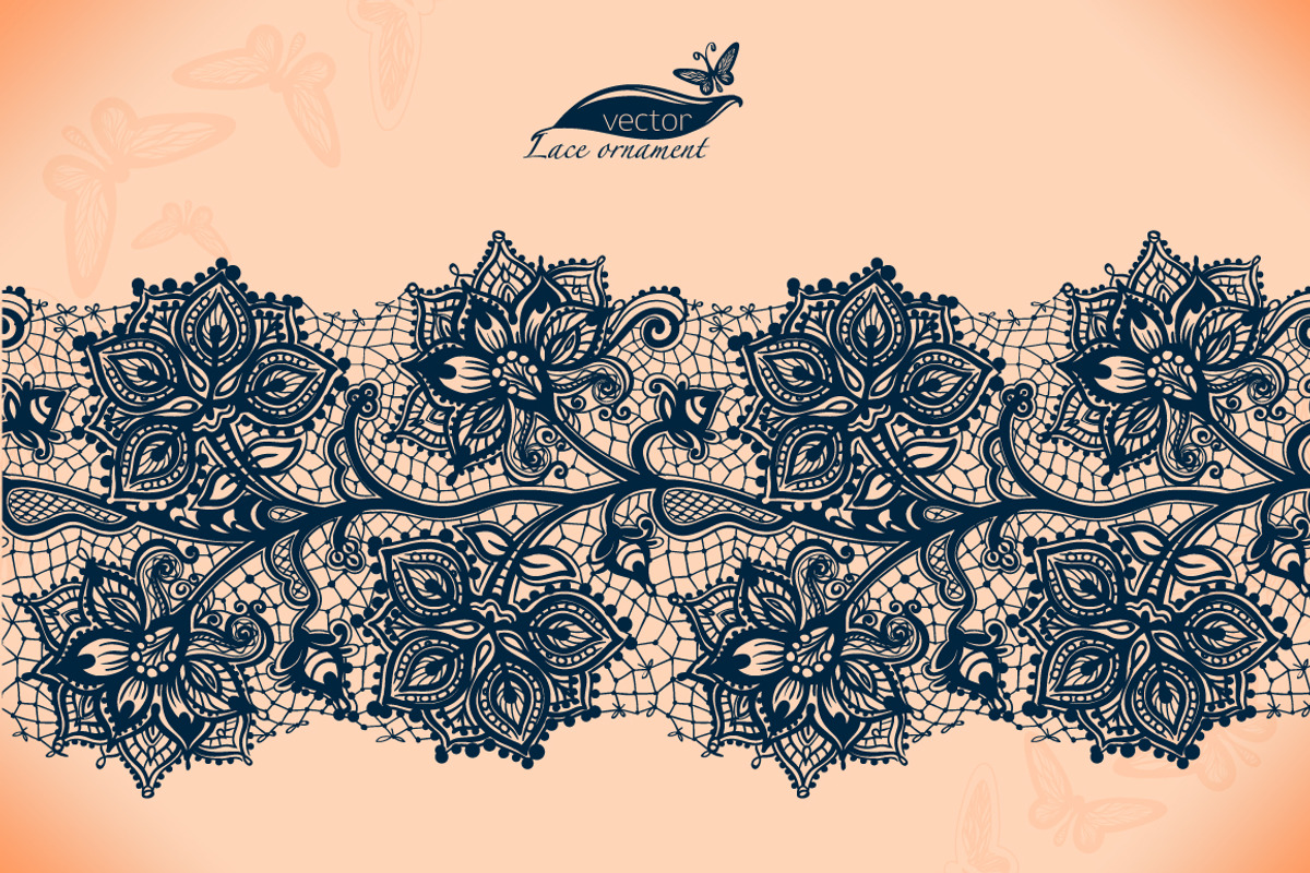 Abstract Lace Seamless Pattern, a Background Graphic by Vikpit (Photo 3 of 3)
