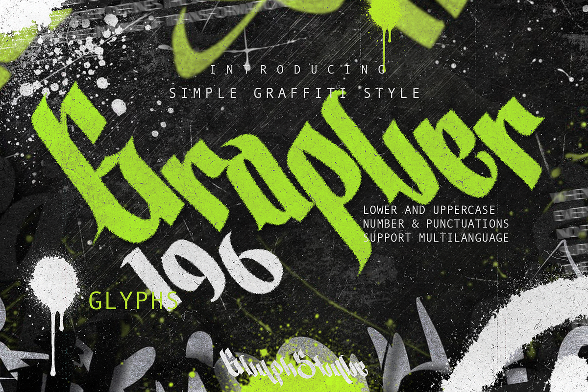 Grapler Display, a Blackletter Font by Glyphstyle (Photo 12 of 12)