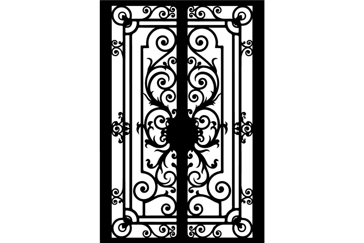 Decorative Iron Gate Bundle, a Decorative Illustration by Designer_Momina (Photo 23 of 26)