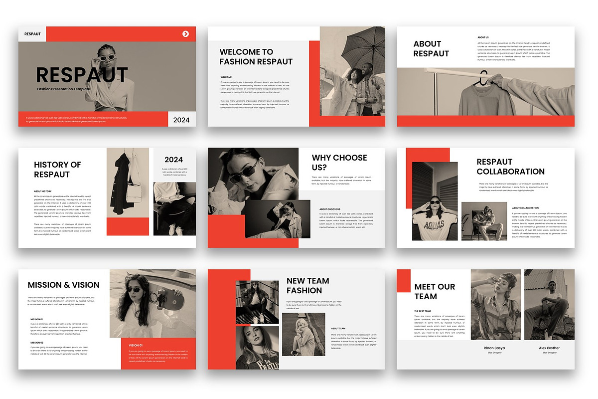 Respaut – Fashion PowerPoint, a Presentation Template by kreatifreya (Photo 2 of 5)