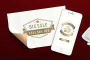 30 Christmas Sale Labels and Badges, a Branding & Logo Template by Vasya Kobelev (Thumbnail 7 of 20)