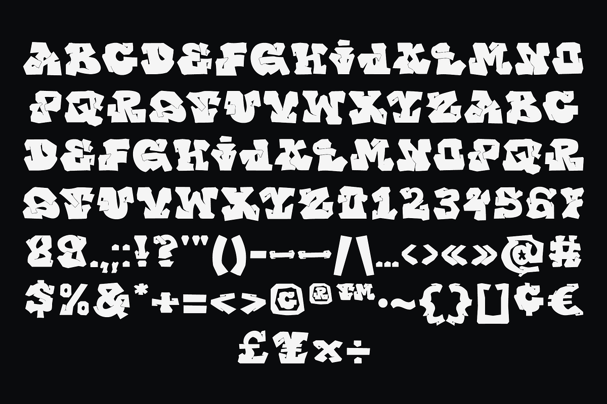 Spray Cult, a Blackletter Font by JelekType (Photo 2 of 8)