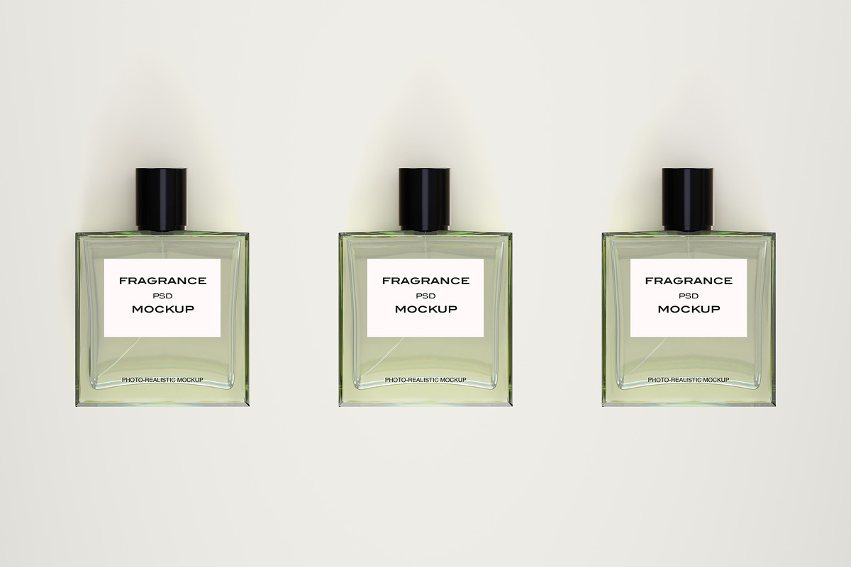 Glass Perfume Bottle Mockup, a Packaging Mockup by Zumrod (Photo 7 of 9)