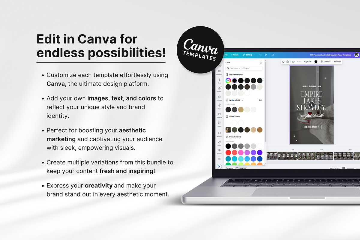 100 Faceless Instagram Reels, a Social Media Template by DigiPax (Photo 9 of 10)