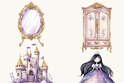 Watercolor Lavender Legends Clipart, an Illustration by SparkyDesignsUS (Thumbnail 5 of 9)