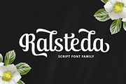 Ralsteda Font Family, a Script Font by Seniors (Thumbnail 1 of 18)
