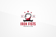Boxing Club Logo Template, a Branding & Logo Template by floringheorghe (Thumbnail 1 of 2)