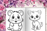 Farm Animals Coloring Pages for Kids, a Brochure Template by LA Design (Thumbnail 8 of 10)