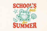 School’s Out for Summer PNG, a Seasonal Illustration by Canvas Craft (Thumbnail 1 of 7)