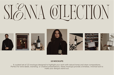 Sienna 10 Mockup Collection, a Packaging Mockup by Made by Attic