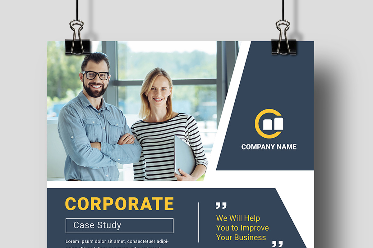 Corporate Case Study Template, a Stationery Template by MightyDesign (Photo 2 of 8)