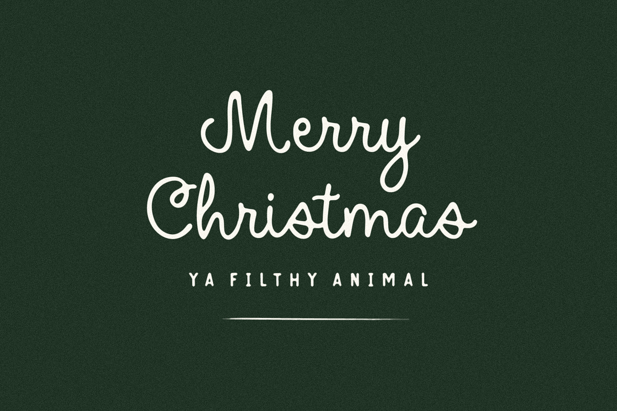 Holiday Market, a Script Font by Bruised Goods (Photo 4 of 11)