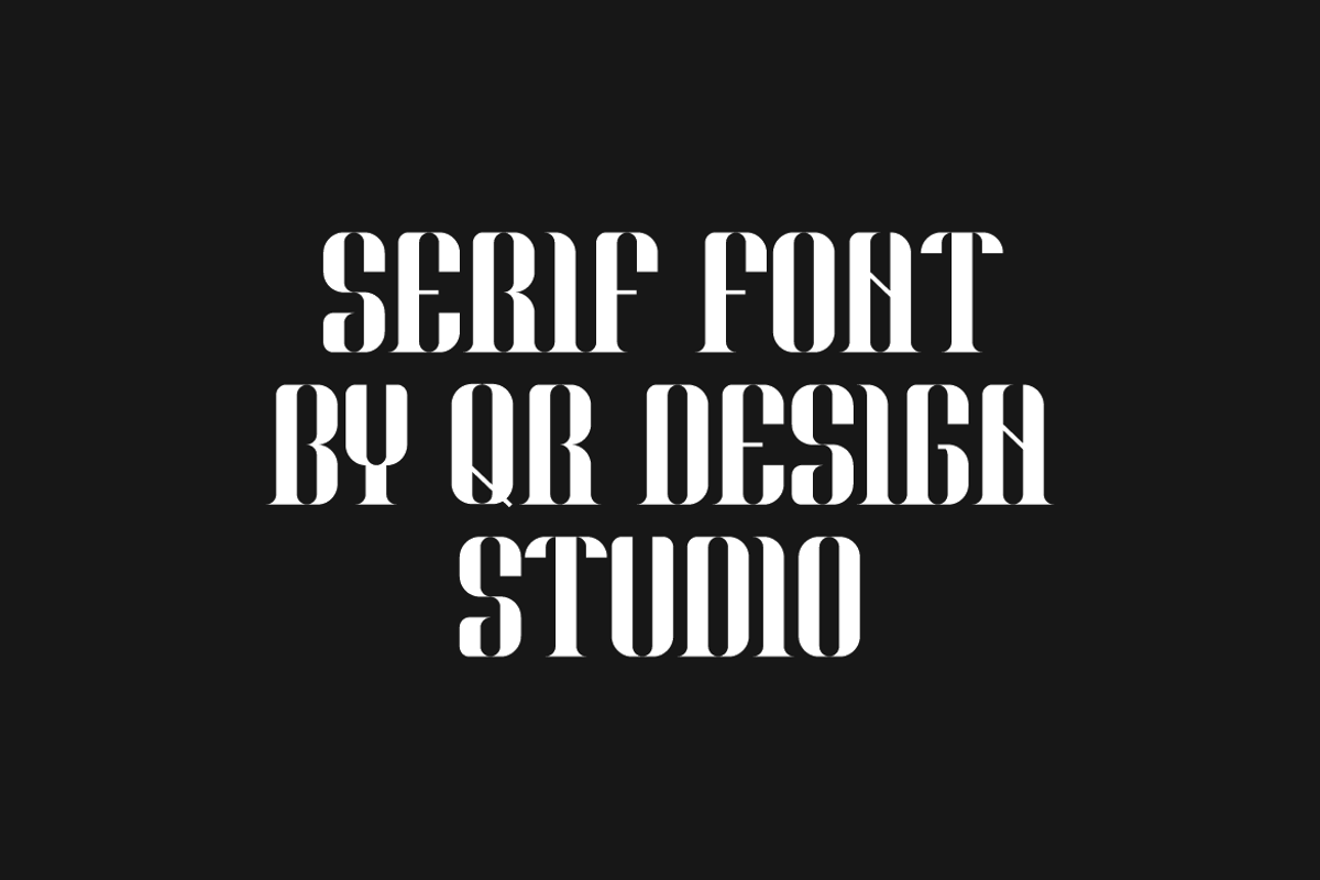 Bloody Luxury Font, a Serif Font by QR Design Studio (Photo 3 of 6)