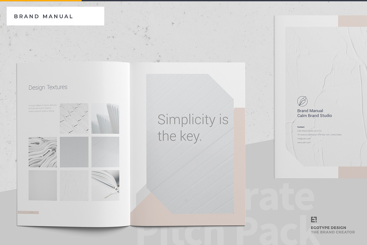 Calm Brand Guidelines, a Brochure Template by Egotype (Photo 20 of 23)